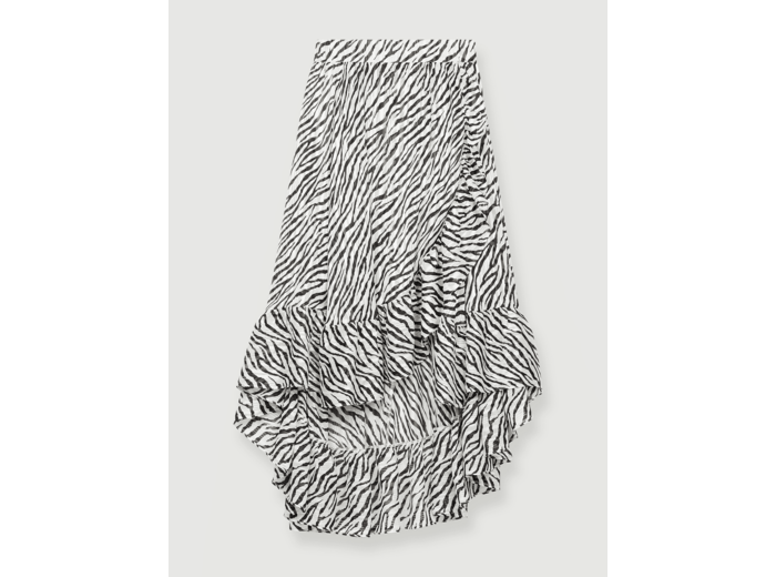 Jupon en jacquard imprimé zèbre