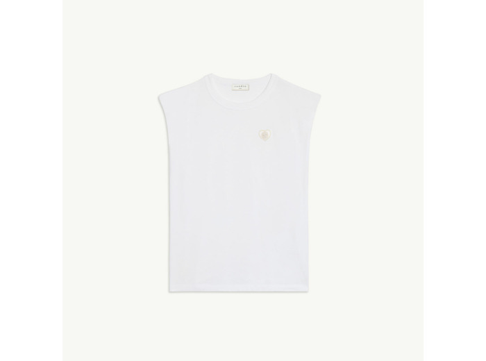 T-shirt sans manches avec patch