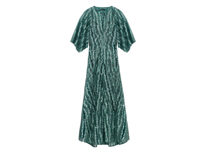Robe longue sequins
