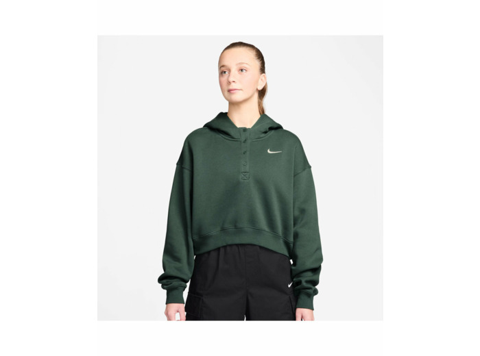 Sweat à capuche Femme W NSW PHNX FLC OS CRP HNLY HDY Vert