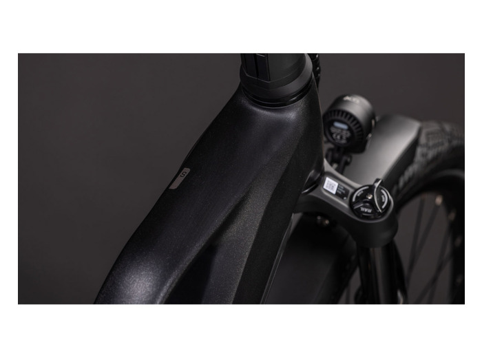 Vélo trekking électrique KATHMANDU HYBRID SLX 800 Noir/Chrome