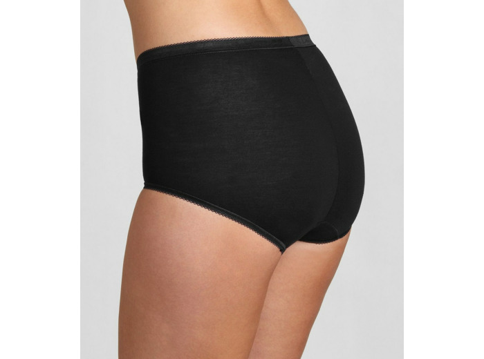 Sloggi Basic - Culotte Maxi Coton - Noir