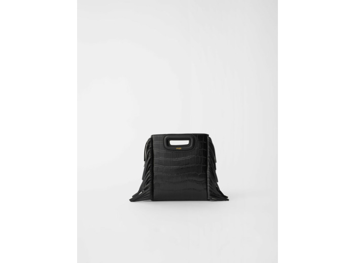 Sac M Mini en cuir croco