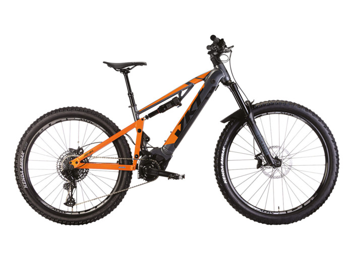 VTT tout suspendu électrique JUMBLE RACE 29/27.5 NX 1X12V 835WH Gris/Orange