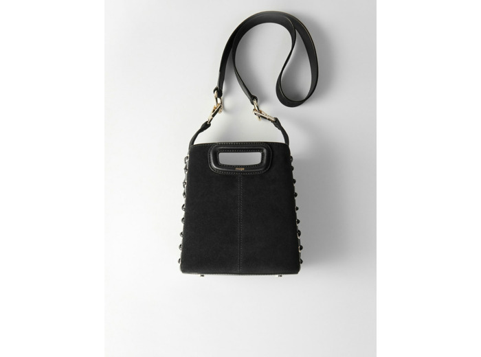 Sac Seau M en suède à lacets