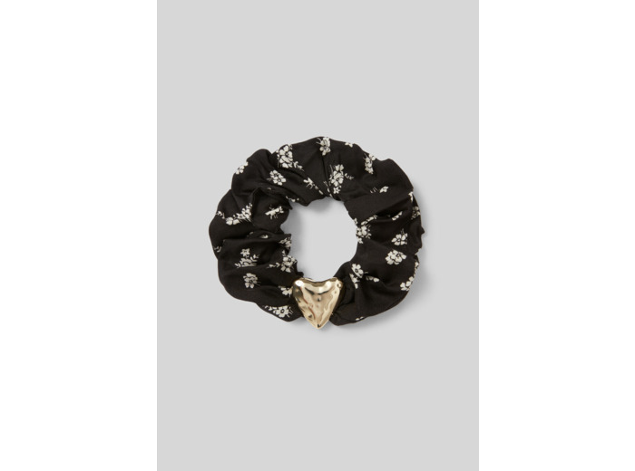 Chouchou fleurs bijou coeur