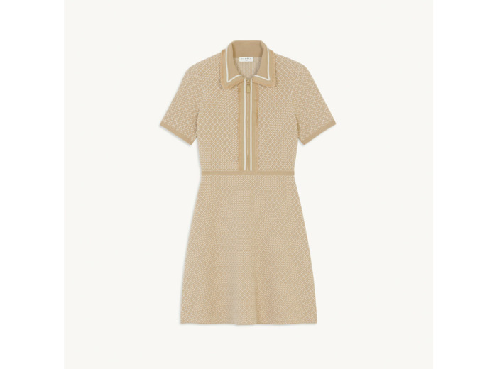 Robe courte en maille