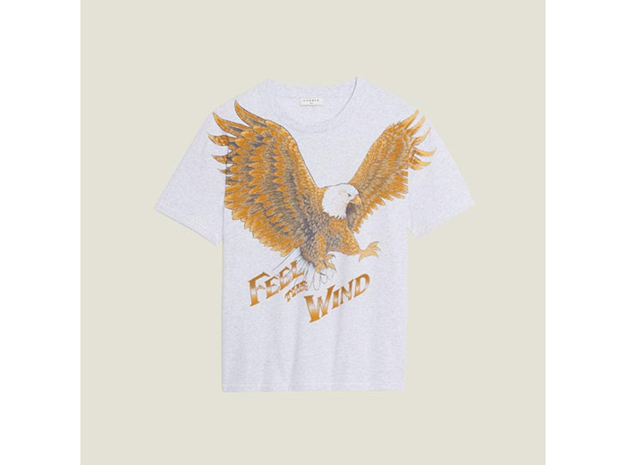 T-shirt over size avec imprimé