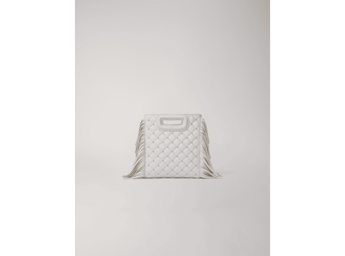 Sac M mini en cuir matelassé à studs
