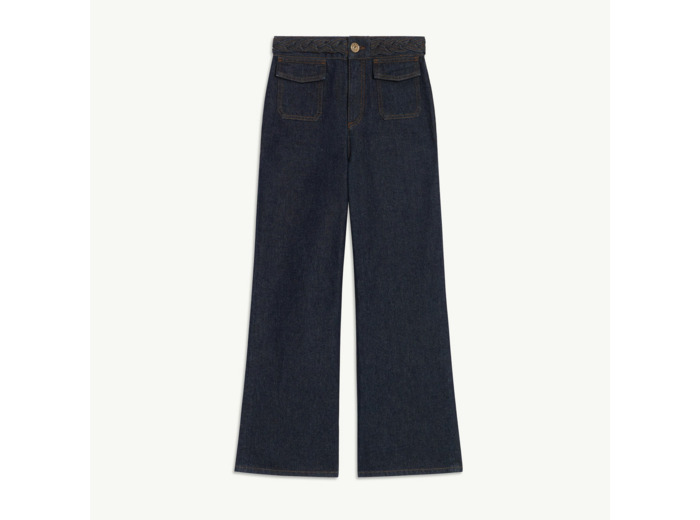 Pantalon large en jean