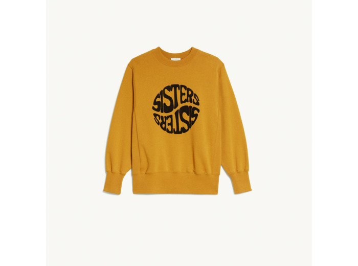 Sweatshirt à broderie à message