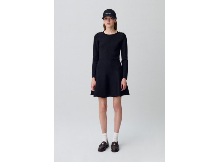 Robe maille patineuse