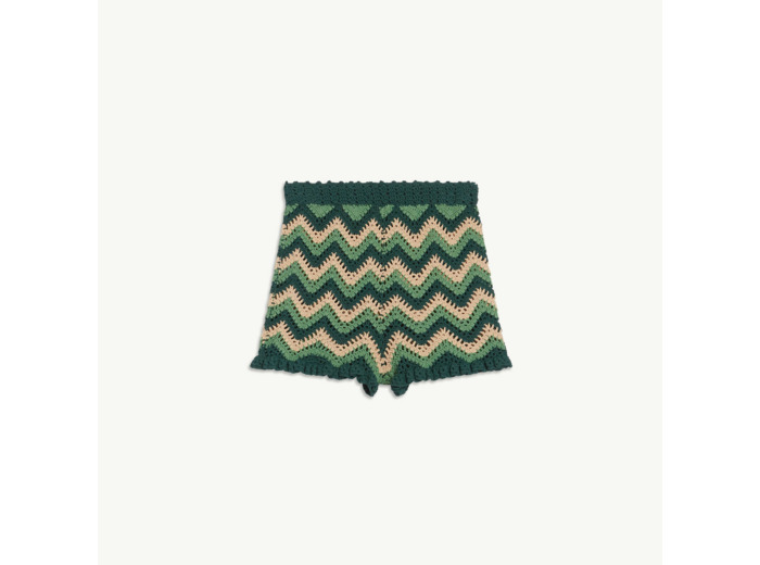 Short en maille crochet