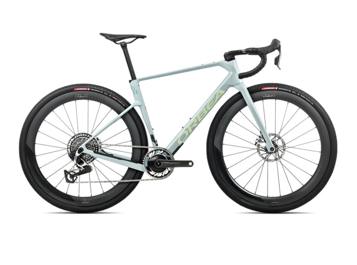 Vélo de gravel TERRA RACE M11ELTD 1X Bleu Béton