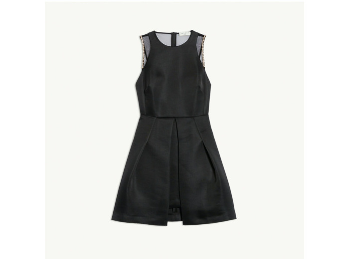 Robe courte avec détails de perles