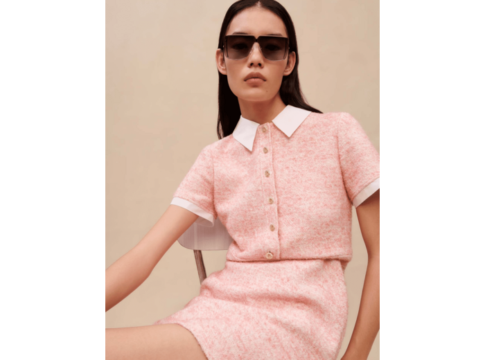 Robe tailleur rose