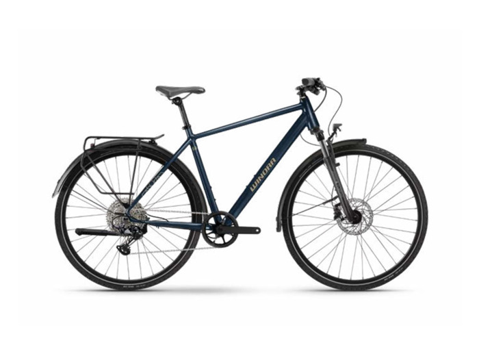 Vélo urbain/trekking DOMINGO X12 PRO HIGH Bleu Nuit