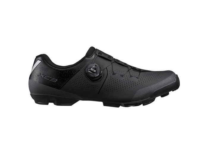 Chaussures VTT Homme XC302 LARGES Noir