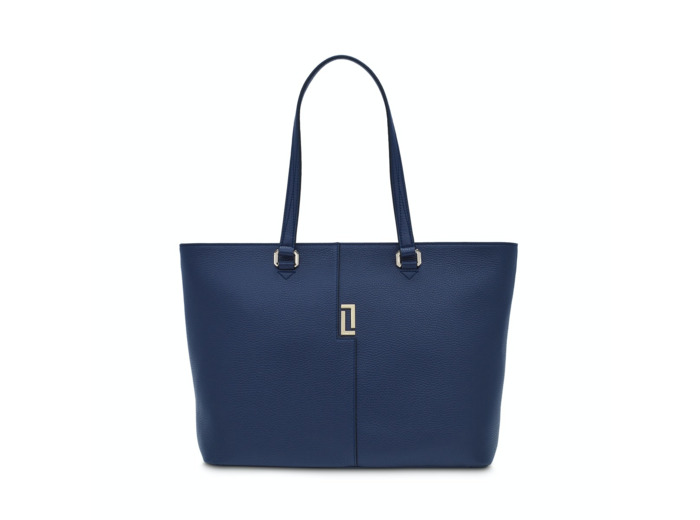 Lola de Lancel - Cabas Zippe - Grand Modèle - Bleu Petrole
