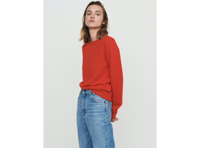 Pull col rond en cachemire