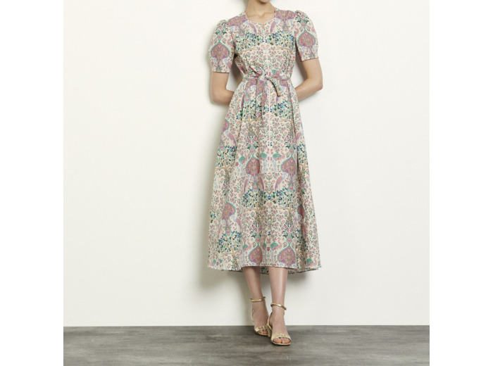 Robe longue imprimée