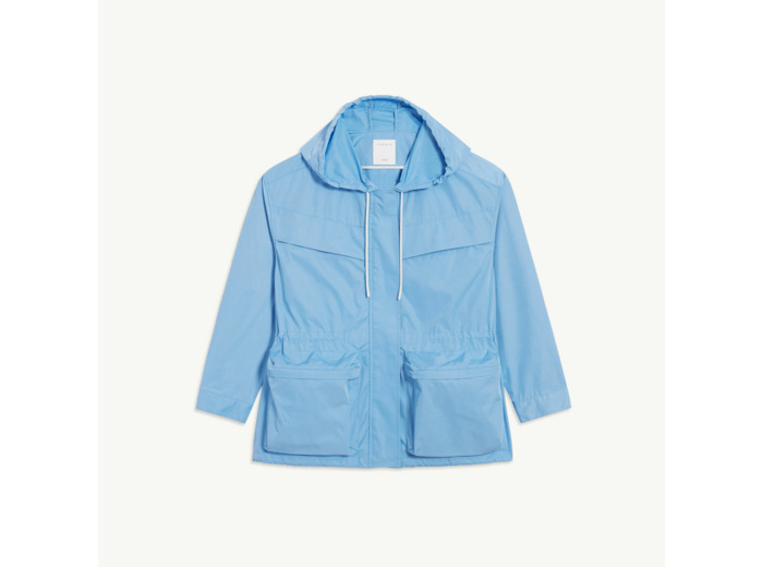 Blouson en nylon à capuche