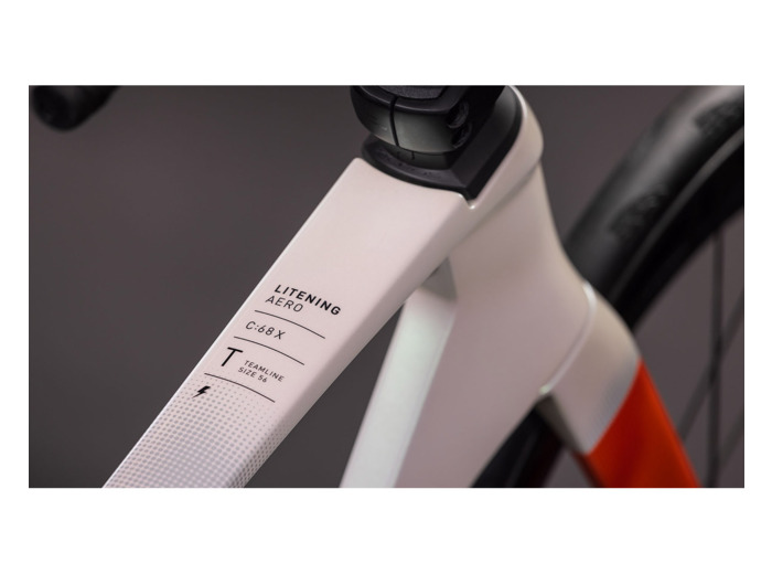 Vélo de route LITENING AERO C:68X SLT Blanc Teamline