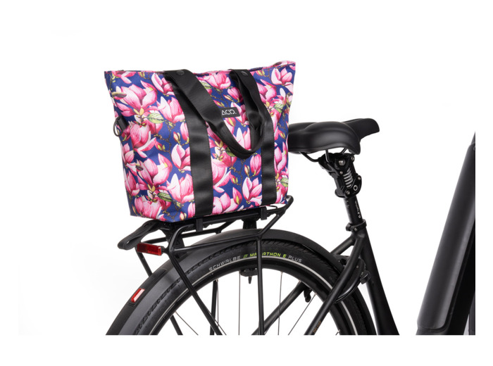 Sacoche de porte-bagage avant/arrière CITY 10 ALL IN ONE Violet