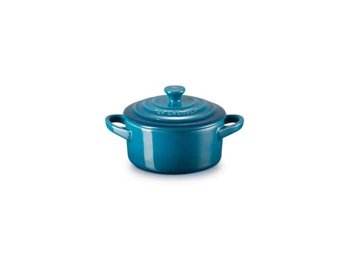 Mini cocotte 10cm en céramique deep teal