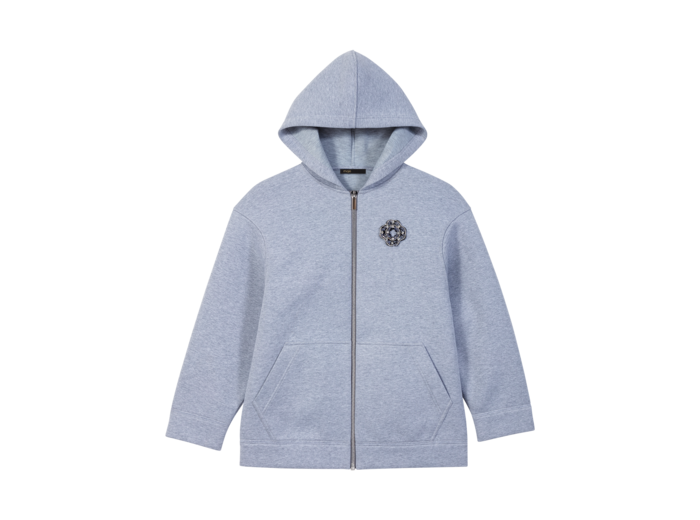 Sweat zippé structuré