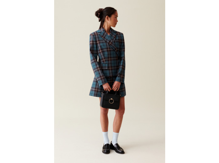 Veste tailleur carreaux