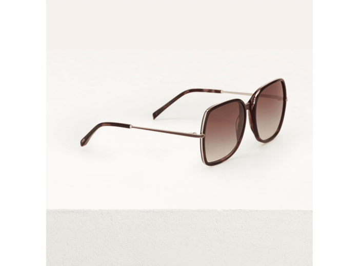 Lunettes de soleil en acétate et métal