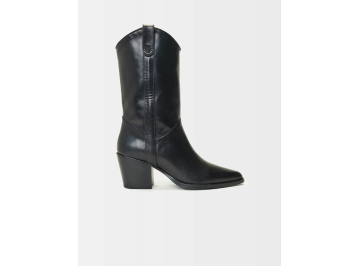 Bottes western en cuir