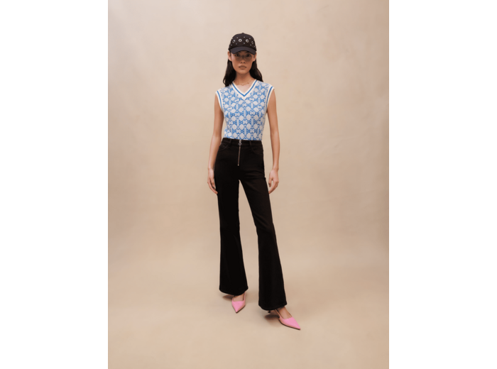 Pantalon taille haute