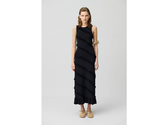 Robe longue fine maille
