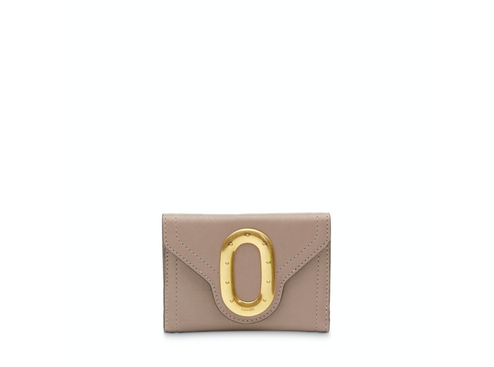 Romane de Lancel - Portefeuille compact - Petit modèle - Cuir lisse
