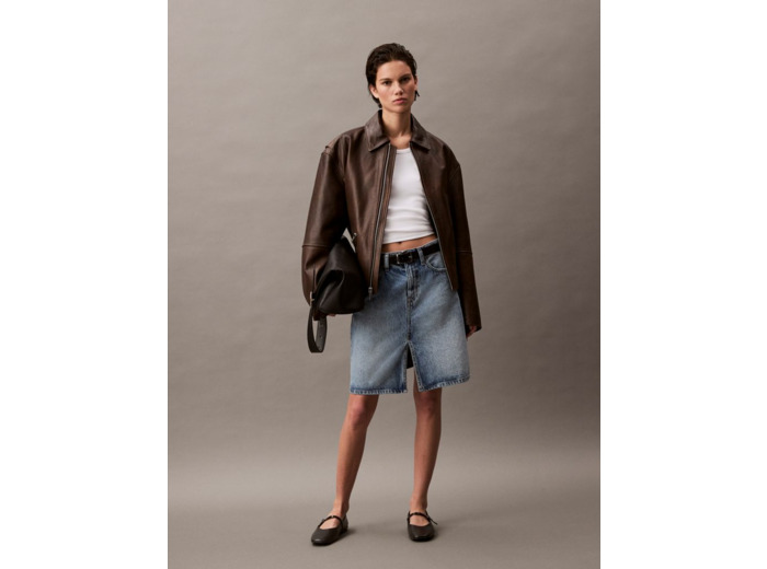 JUPE MIDI EN DENIM
