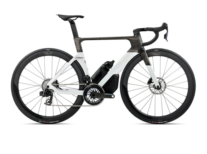 Vélo de route ORCA AERO M21ELTD Or Blanc/Carbone