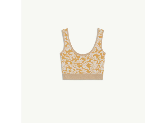 Brassière en maille jacquard
