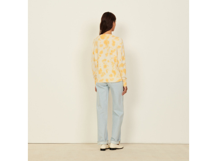 Smiley® Pull jacquard tie and dye