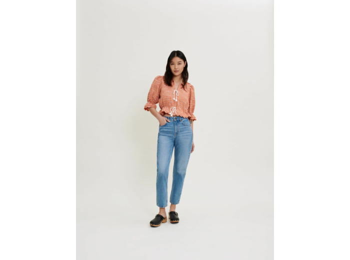 Petite veste en tweed à croquets