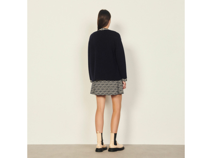 Cardi-coat boutonné