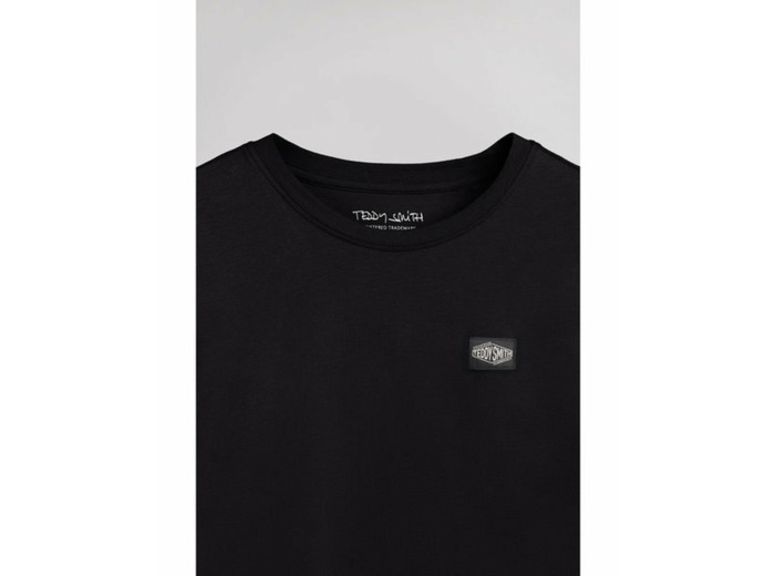 T-shirt en coton Enfant T-LIONEL MC JR Noir