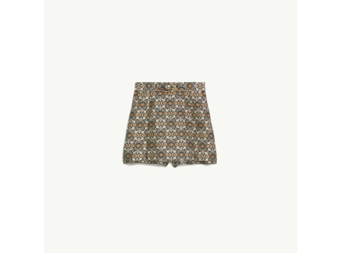 Short en tissu brocard