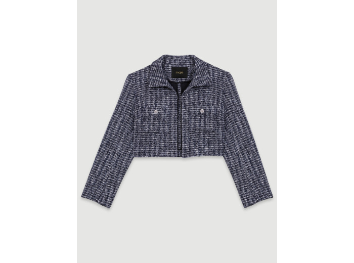 Robe 2-en-1 en tweed