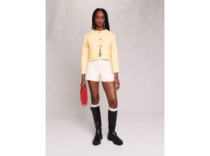 Veste courte en tweed