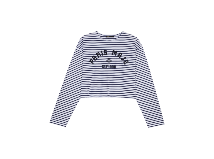Tee-shirt court manches longues