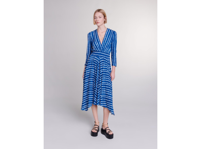 Robe longue asymétrique