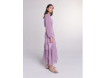 Robe longue à volants