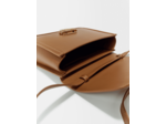 Sac en cuir fermoir clover